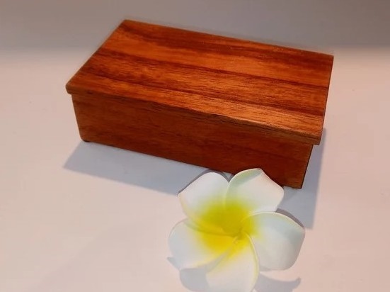 Solid Koa Wood Treasure Box - 5x3