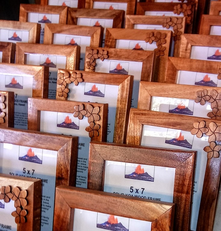 Solid Koa Wood Frames Made in Hawaii