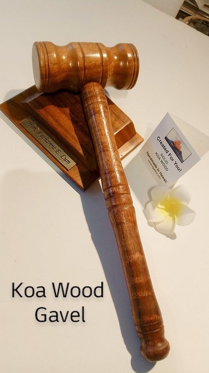 Hawaiian Koa Wood Gavel