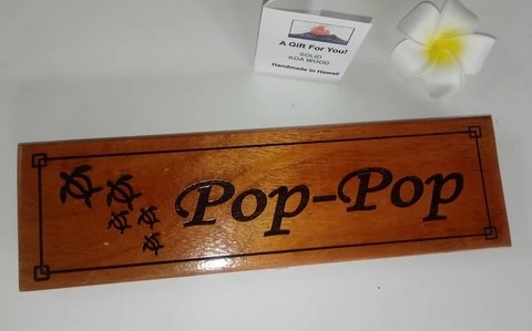 Koa Wood Box with Engraved Plaque